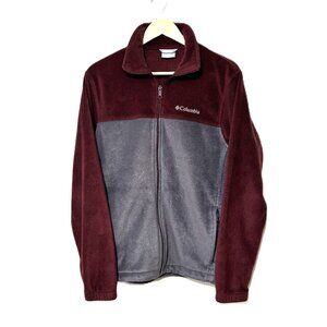 Columbia Zip Up Fleece Jacket, Size M